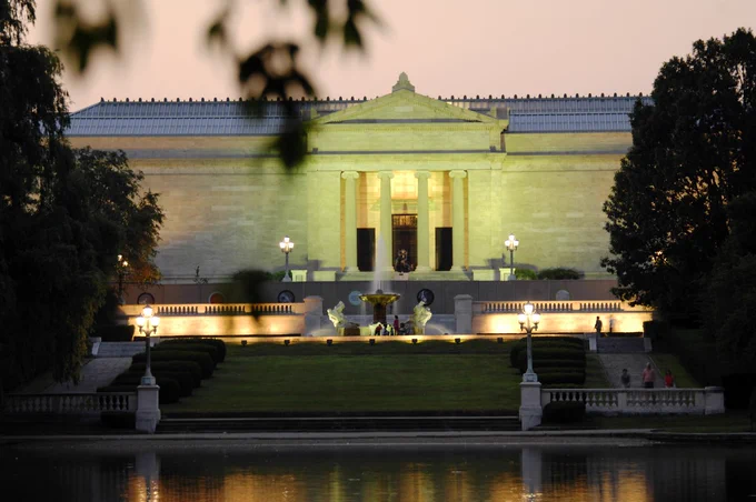 Exterior picture of Cleveland Museum of Arts. The museum is internationally renowned for its substantial holdings of Asian and Egyptian art, and it houses a diverse permanent collection of more than 61,000 works from around the world. It is the fourth-wealthiest art museum in the US and is one of the most visited art museums in the world. Admission is free.