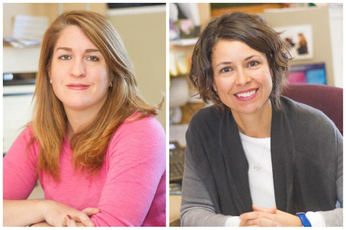 Les professeures Caroline Fitzpatrick et Elizabeth Harvey