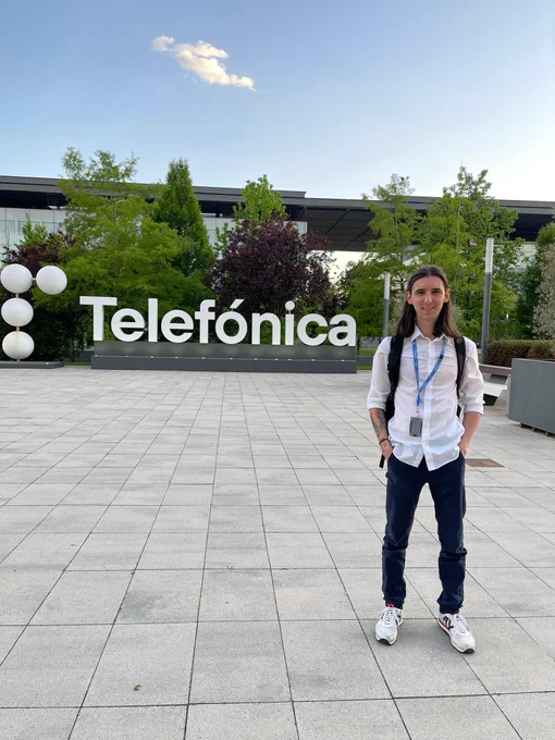 Distrito Telefonica Madrid, España.