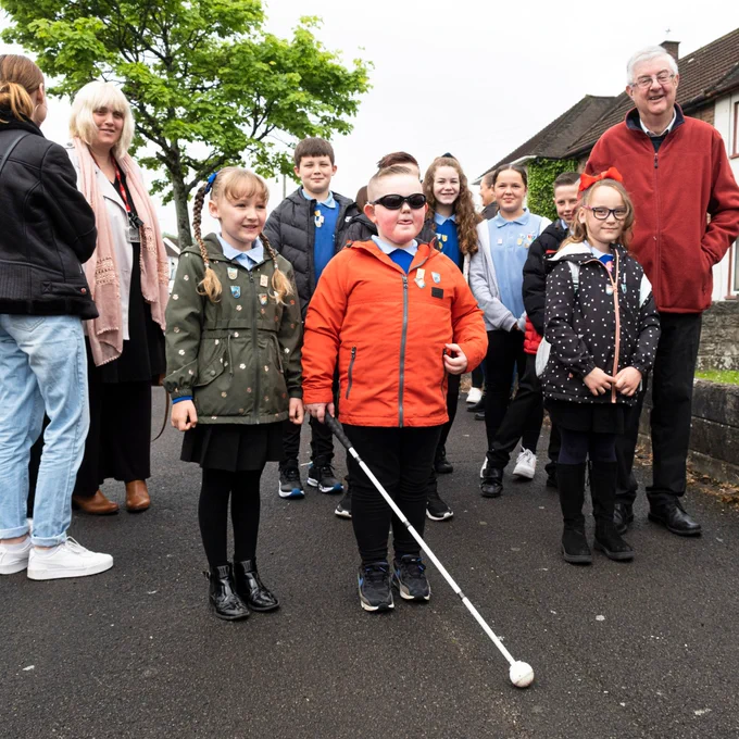 First Minister Mark Drakeford joined pupils & teachers from Trelai Primary School in Ely. 