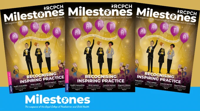 Cover of the summer edition of milestones 2022 featuring the PAFTAs
