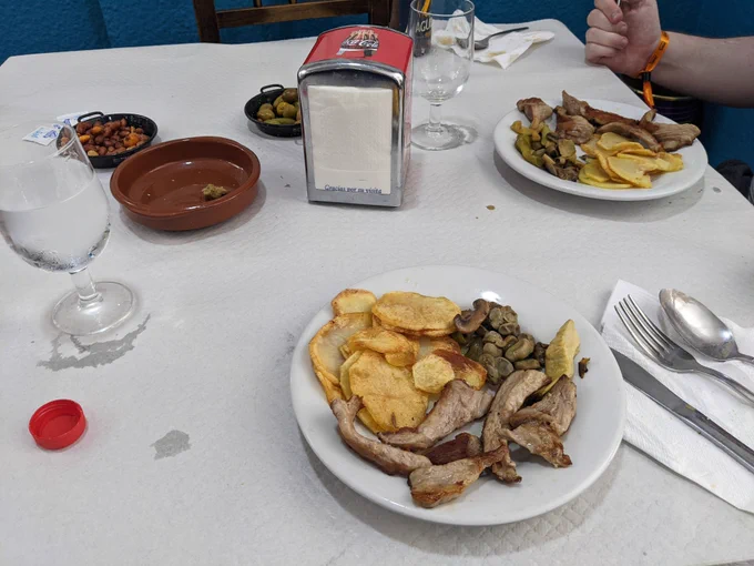 Pork and potatoes
