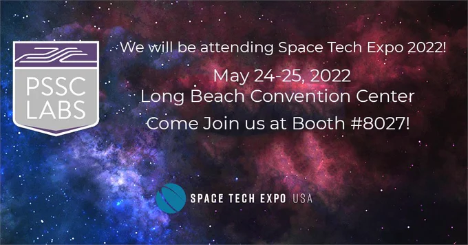 PSSC Labs is attending Space Tech Expo 2022!