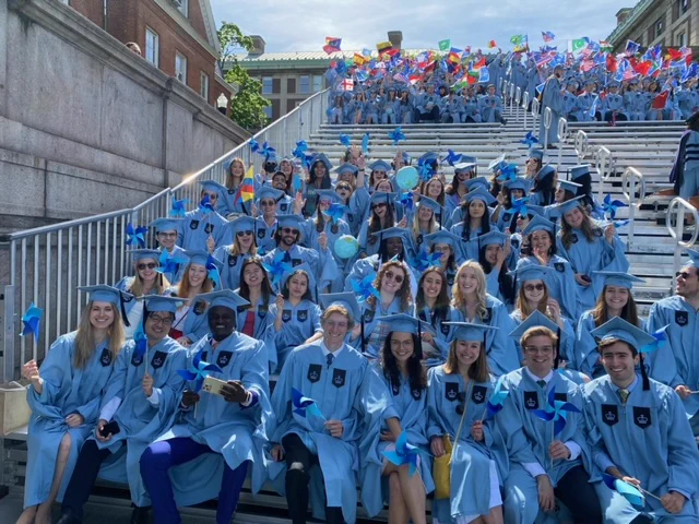 Columbia Climate School MA in Climate & Society inaugural class at University Commencement on May 18, 2022