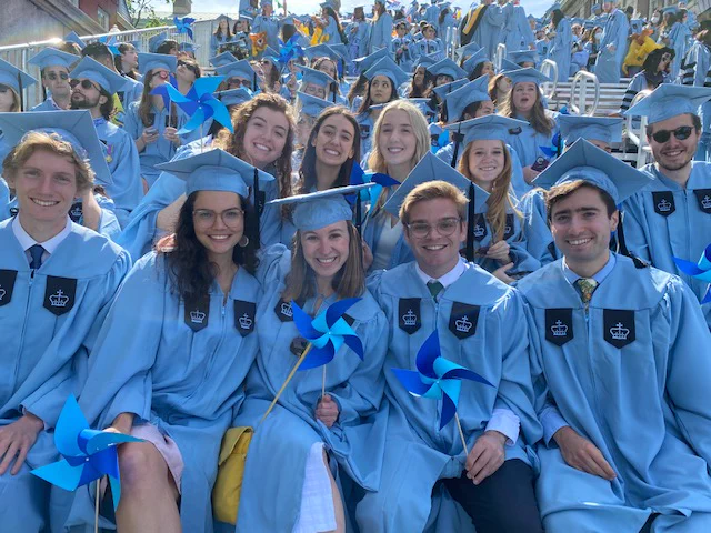 Columbia Climate School MA in Climate & Society inaugural class at University Commencement on May 18, 2022