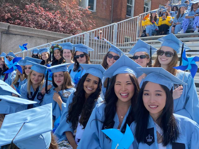 Columbia Climate School MA in Climate & Society inaugural class at University Commencement on May 18, 2022