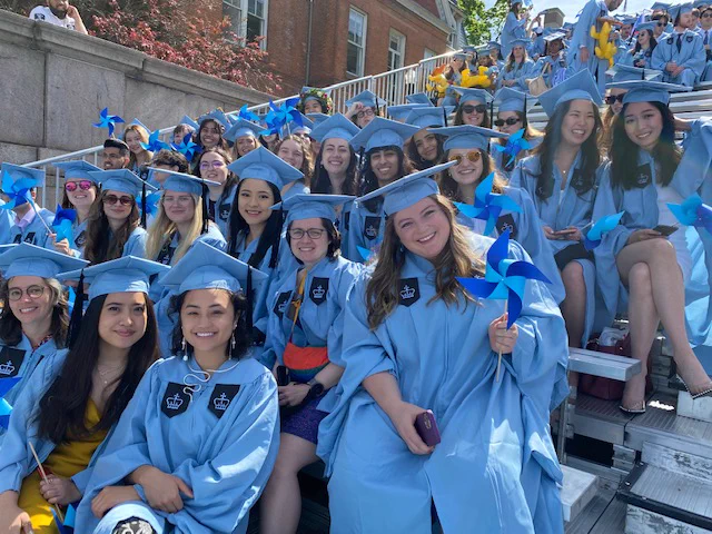 Columbia Climate School MA in Climate & Society inaugural class at University Commencement on May 18, 2022