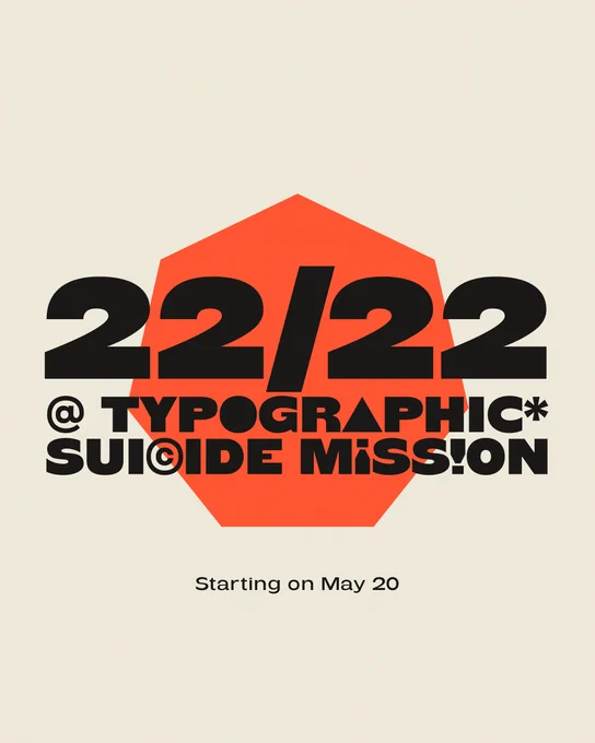 A new typographic project by Seabell Type Foundry. Releasing free fonts every ten days. Starting on May 20.