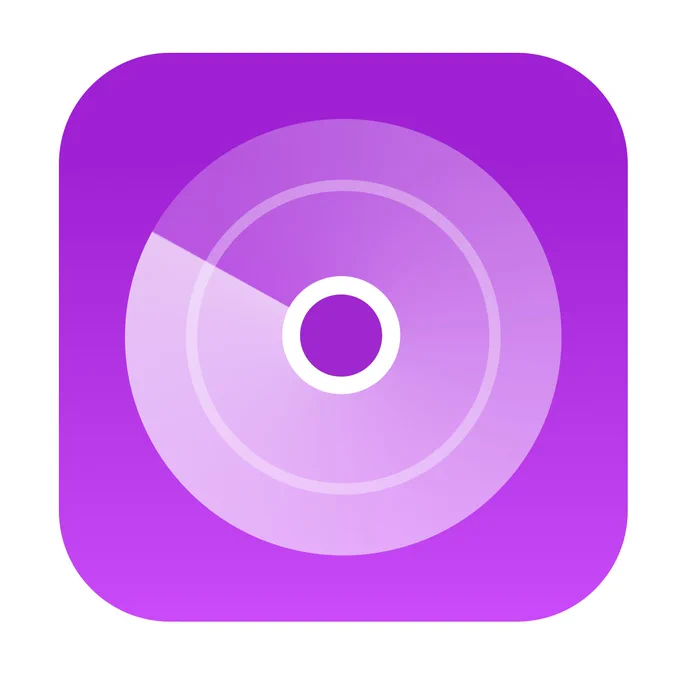 AirGuard App Icon showing a scanning Circle that tries to detect trackers