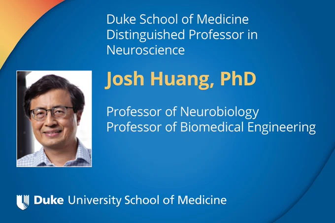 Duke School of Medicine Distinguished Professor in Neuroscience

Josh Huang, PhD 