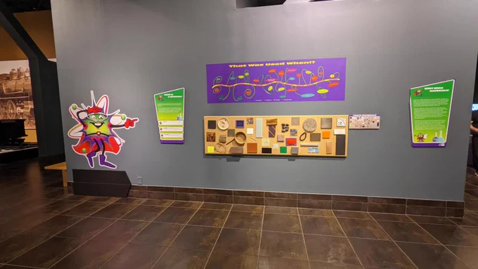 museum display entrance
