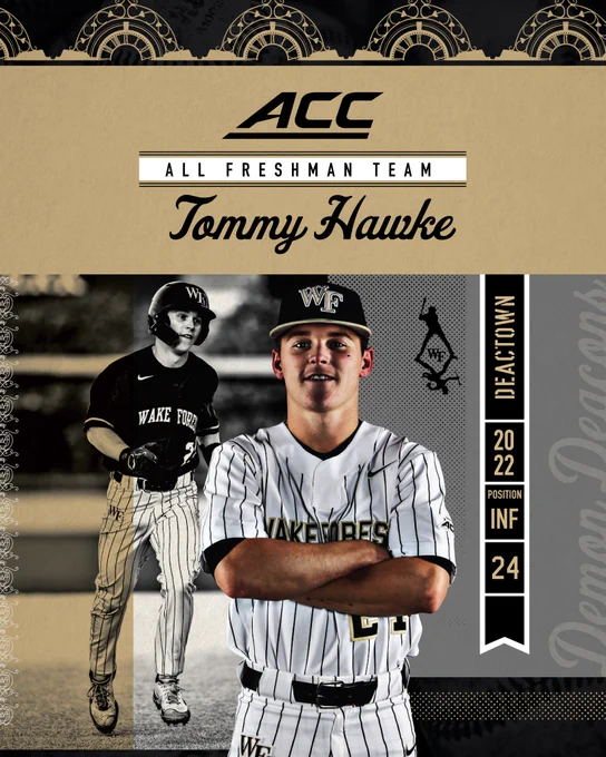 Tommy Hawke, All-Freshman Team
