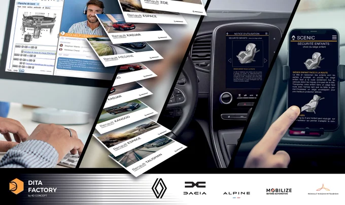 RENAULT GROUP SELECTS 4D CONCEPT TO PROVIDE GUIDANCE AND SUPPORT FOR NEW TECHNOLOGICAL CHALLENGES.
https://dita.4dconcept.fr/cas_client/renault-group-selects-4d-concept-to-provide-guidance-and-support-for-new-technological-challenges/?lang=en

