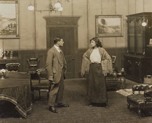 Photograph from a Hindle Wakes production in 1912. 