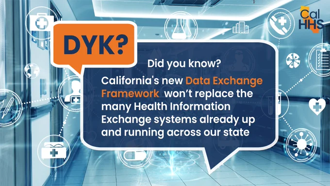 Did you know? California's new Data Exchange Framework won't replace the many Health Information Exchange systems already up and running across our state