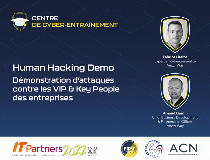 Anozr Way Centre de Cyber-Entraînement IT Partners 2022