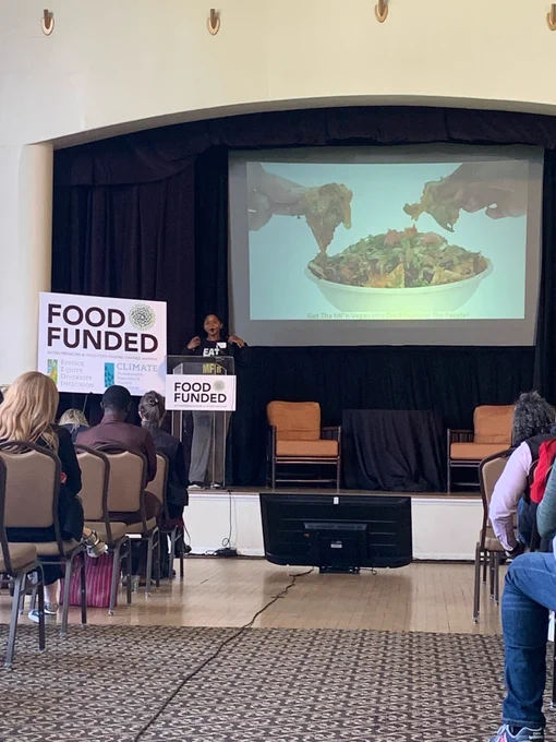 Bria Hutson spreading the word on jackfruit