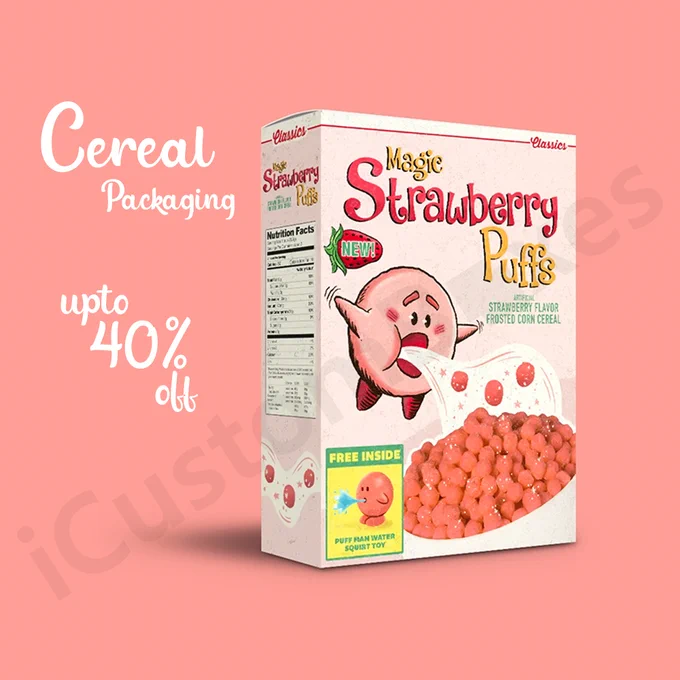 custom cereal packaging