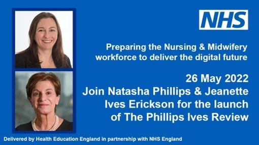 NHS logo picture of Natasha Phillips and Jeanette Ives Erickson