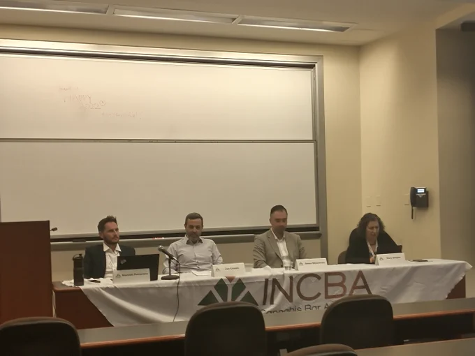 L to R, Marcelo pomeranz, Jon cousin, Jason moscovici, Mary Shapiro 