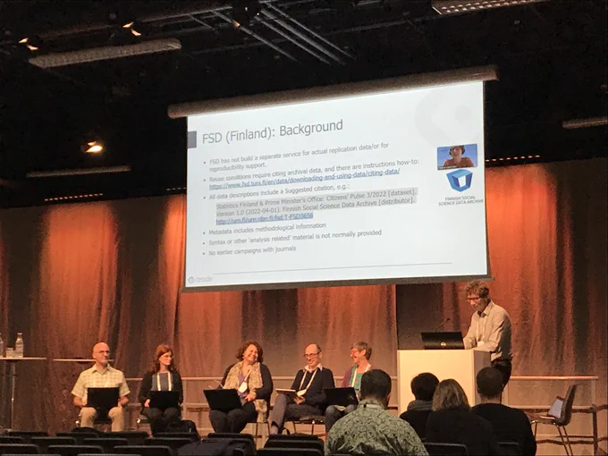 Panel discussion at IASSIST 2022.