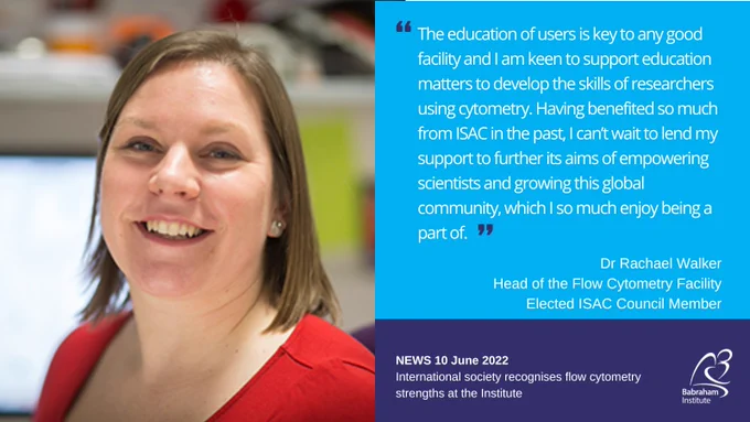 Image of Rachael Walker with accompanying quote