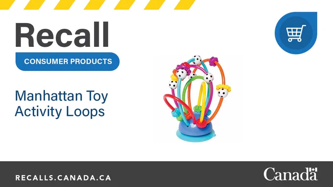 Image of recalled Manhattan Toy Activity Loops