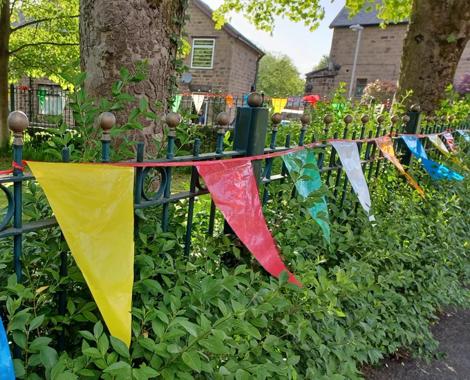 Coloured bunting