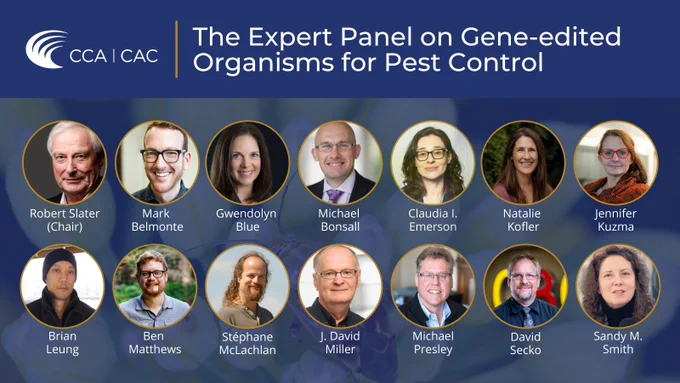 The Expert Panel on Gene-edited Organisms for Pest Control