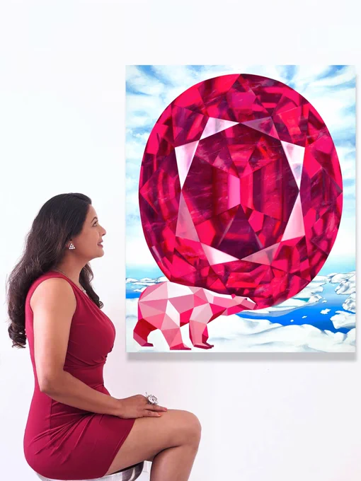 A Phygital fundraiser to raise funds for climate, conservation and community at the the source of Rubies in Greenland. 