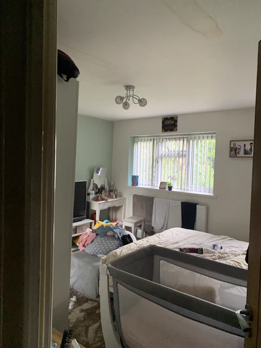 Adjacent room - internal door closed