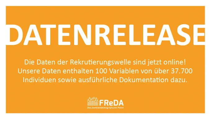 Datenrelease. Die Daten der Rekrutierungswelle sind jetzt online. Unsere Daten enthalten 100 Variablen von über 37.700 Individuen sowie ausführliche Dokumentation dazu.