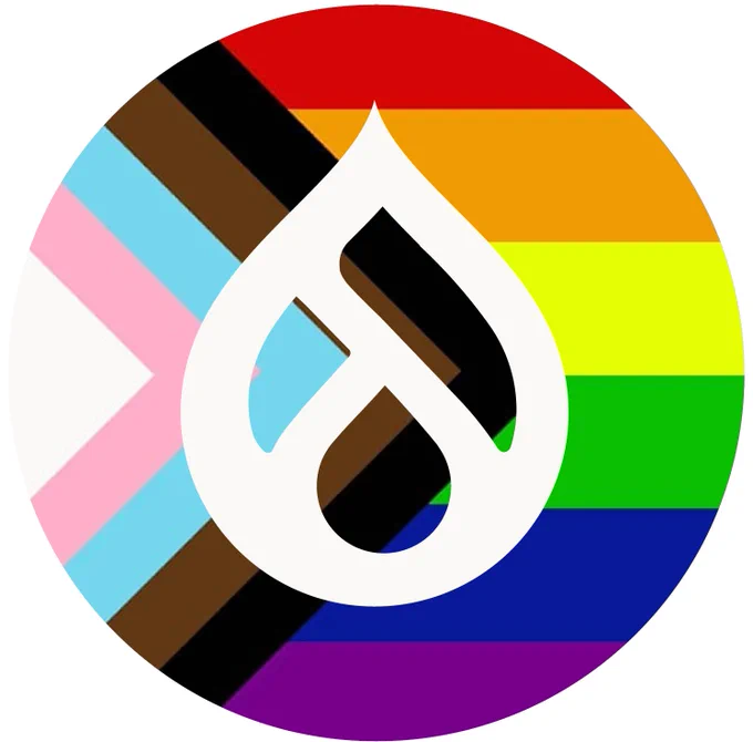 Drupal Pride Month Logo