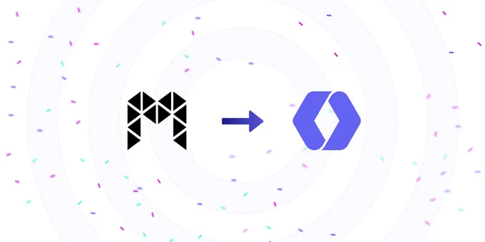 Modulz and WorkOS logos surrounded by confetti.