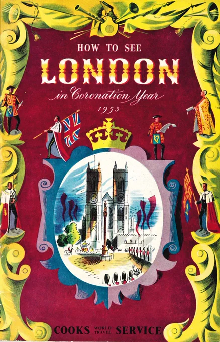 Front page of Thomas Cook London Brochure 1953