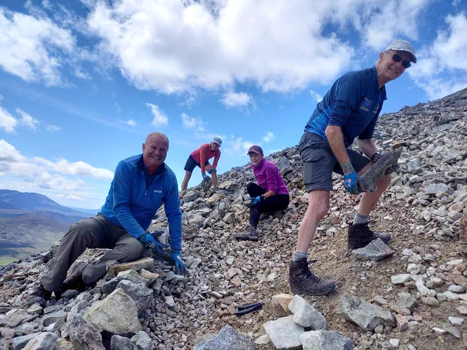 Croagh Patrick Path Team volunteers