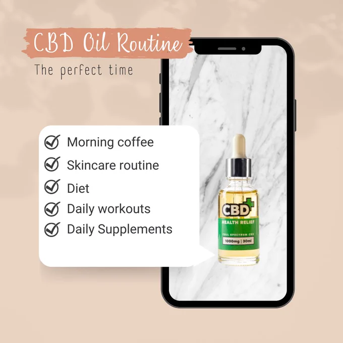 cbd oil routine