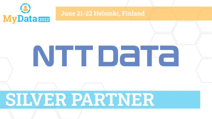 A global innovator from Japan, with operations in 50  countries, NTT DATA is a MyData 2022 partner and one of the awarded MyData Operators!

The MyData conference is the most impactful personal data event in the world. 

Join us in Helsinki on June 21-22. Contact us for more information or help to get your tickets. 