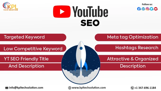 【Who doesn't want to rank their #youtubevideos? You will need YouTube #SEO in order to see your video ranking. Hire a #socialmediamarketing Company as they can do wonders in such cases.】

🌐 www.kpltechsolution.com
📞  1 347-696-1184
✉️ info@kpltechsolution.com
|
|
|
#youtubeseo #youtube #youtubepromotion #youtuber #youtubers #digitalmarketing #youtubemarketing #spotify #youtubemusic #youtubesubscribers #youtubeviews #youtubeseoservice #instagram #youtubevideoseo #videomarketing #promotion #youtubetips #kpltechsolution
