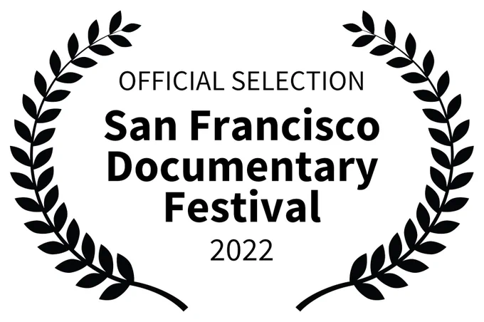 San Francisco festival laurels in black and white