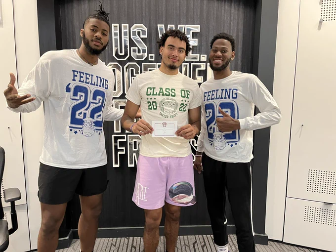Friars wearing Taylor Swift gear