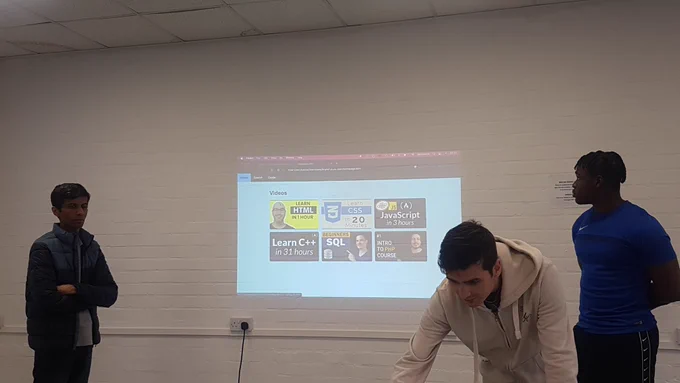 Team BrightFuture demoing