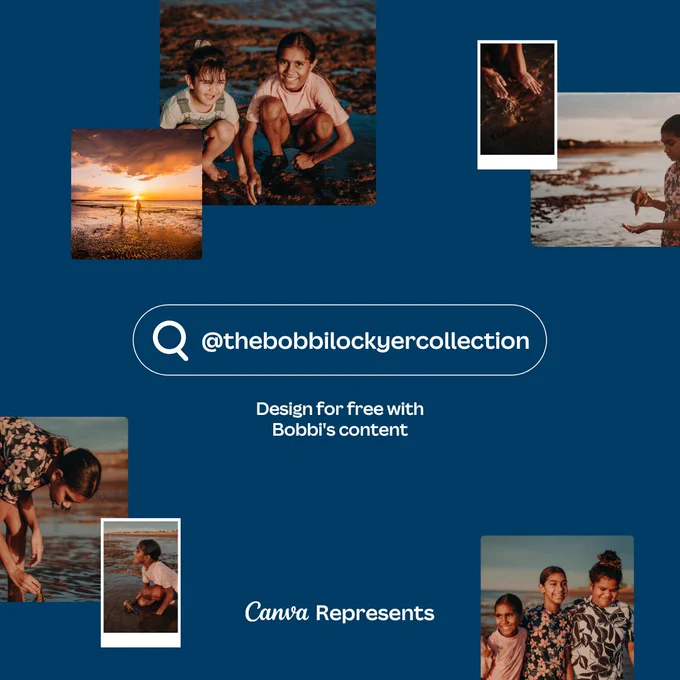Design for free with Bobbi's content at @thebobbilockyercollection 