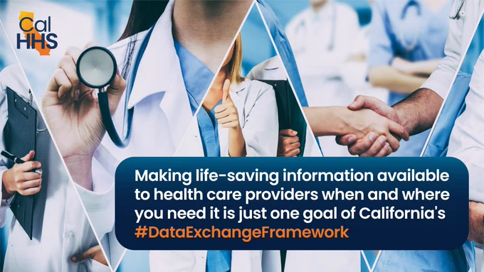 Making life-saving information available to health care providers when and where you need it is just one goal of California's #DataExchangeFramework