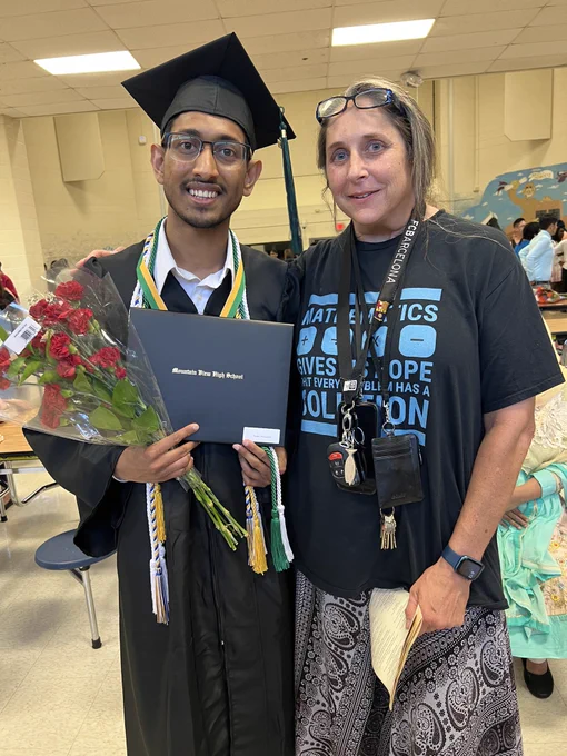 My Math teacher Mrs.Tracy Birrell. She wasn’t just my teacher and also one my biggest mentor.