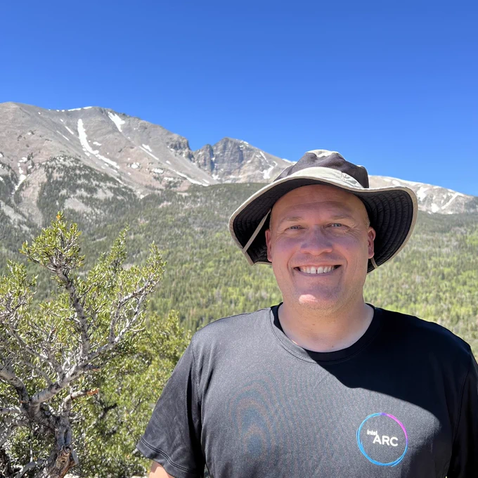 View of Wheeler Peak from the Mather overlook in Great Basin National Park