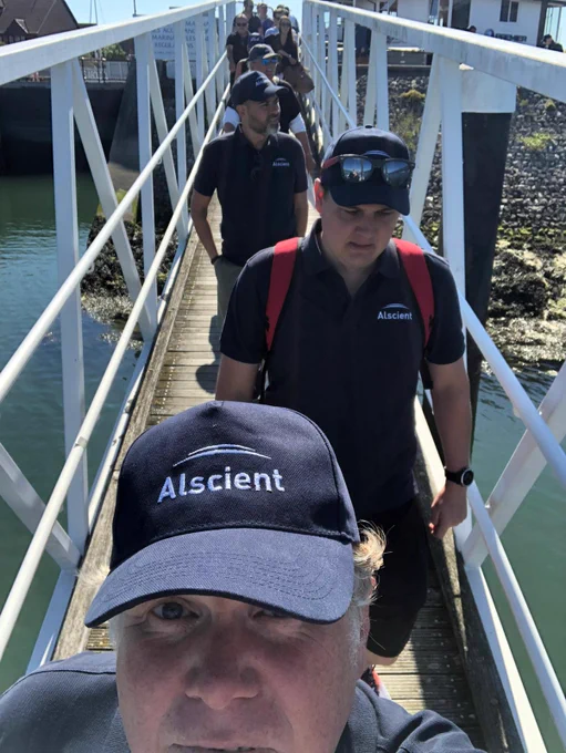 Alscient team at the Salesforce Regatta