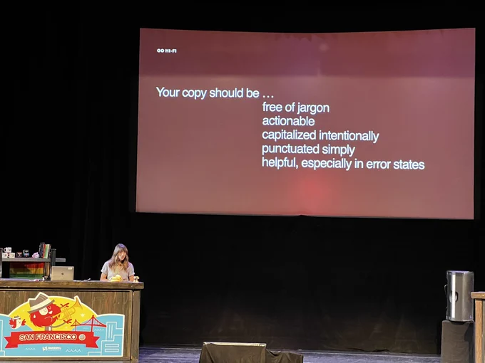 Sophie with advice on what’s good copy