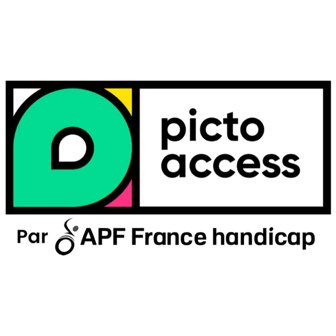 Visuel de la nouvelle identité Picto Access par APF France handicap 