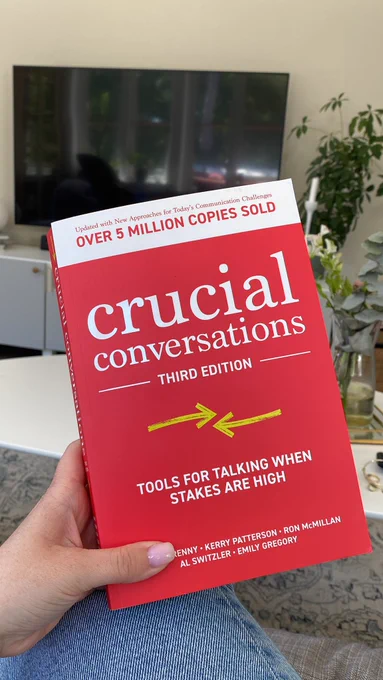 Crucial conversations. Tools for talking when stakes are high.